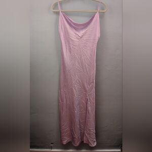 ✨ Lavender Satin Slip Dress by Paper Heart